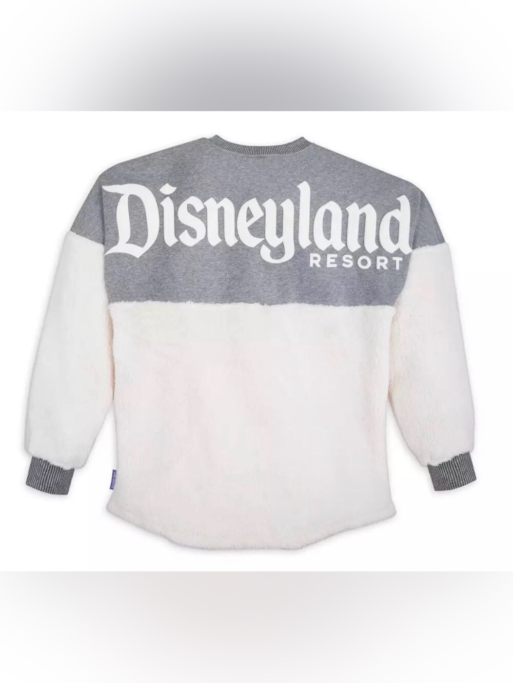 Disneyland Resort Sherpa
Spirit Jersey Unisex XS
White Gray Puffy Print